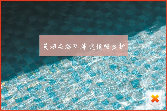 英超各球队球迷情绪分析
