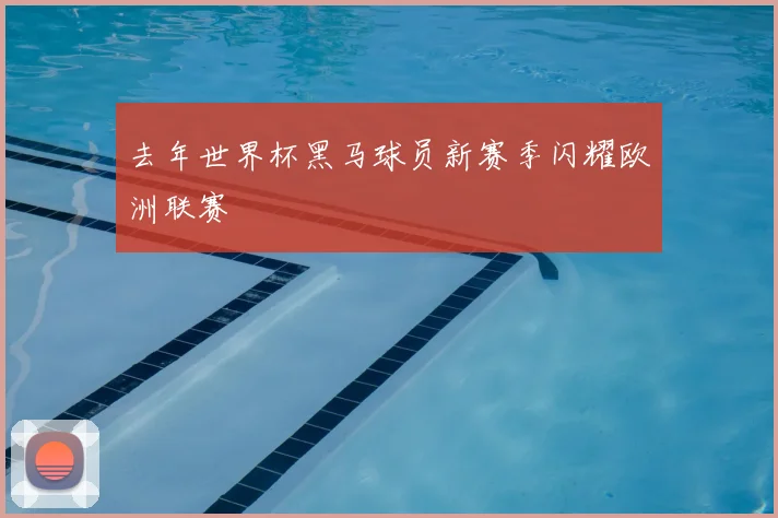 去年世界杯黑马球员新赛季闪耀欧洲联赛