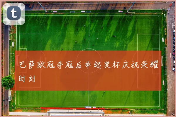 巴萨欧冠夺冠后举起奖杯庆祝荣耀时刻