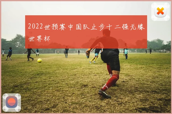 2022世预赛中国队止步十二强无缘世界杯